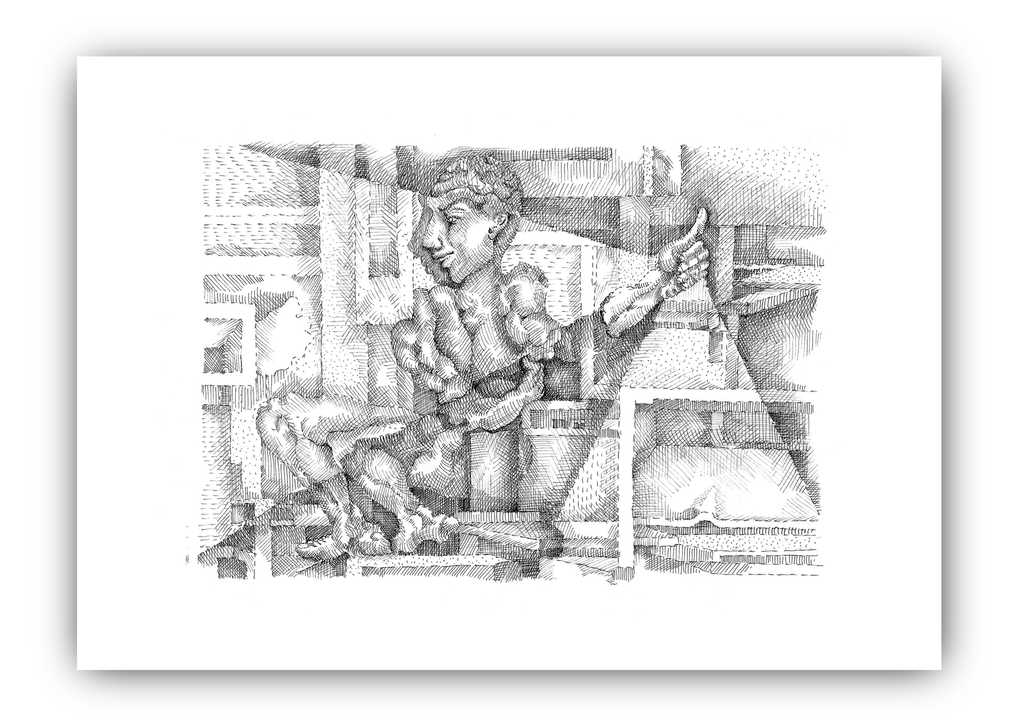 Juan Oyarbide Exsistine inkies Prints drawings composition ink digital superuser arte art prints gallery